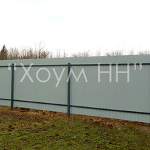 забор из профнастила производства компании Хоум-нн